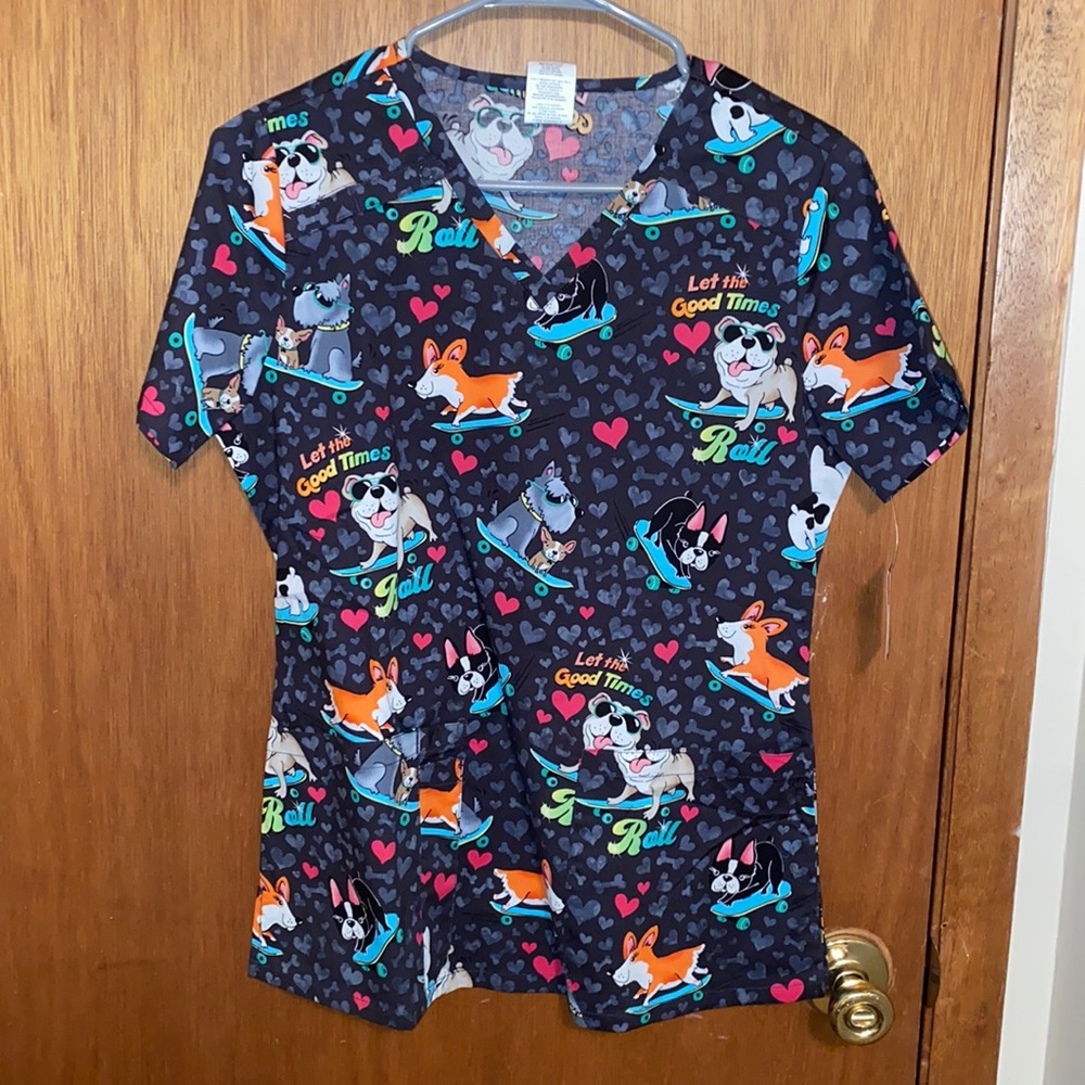 brand new scrub top